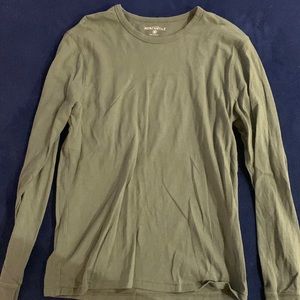 Jcrew green, long sleeve T-shirt